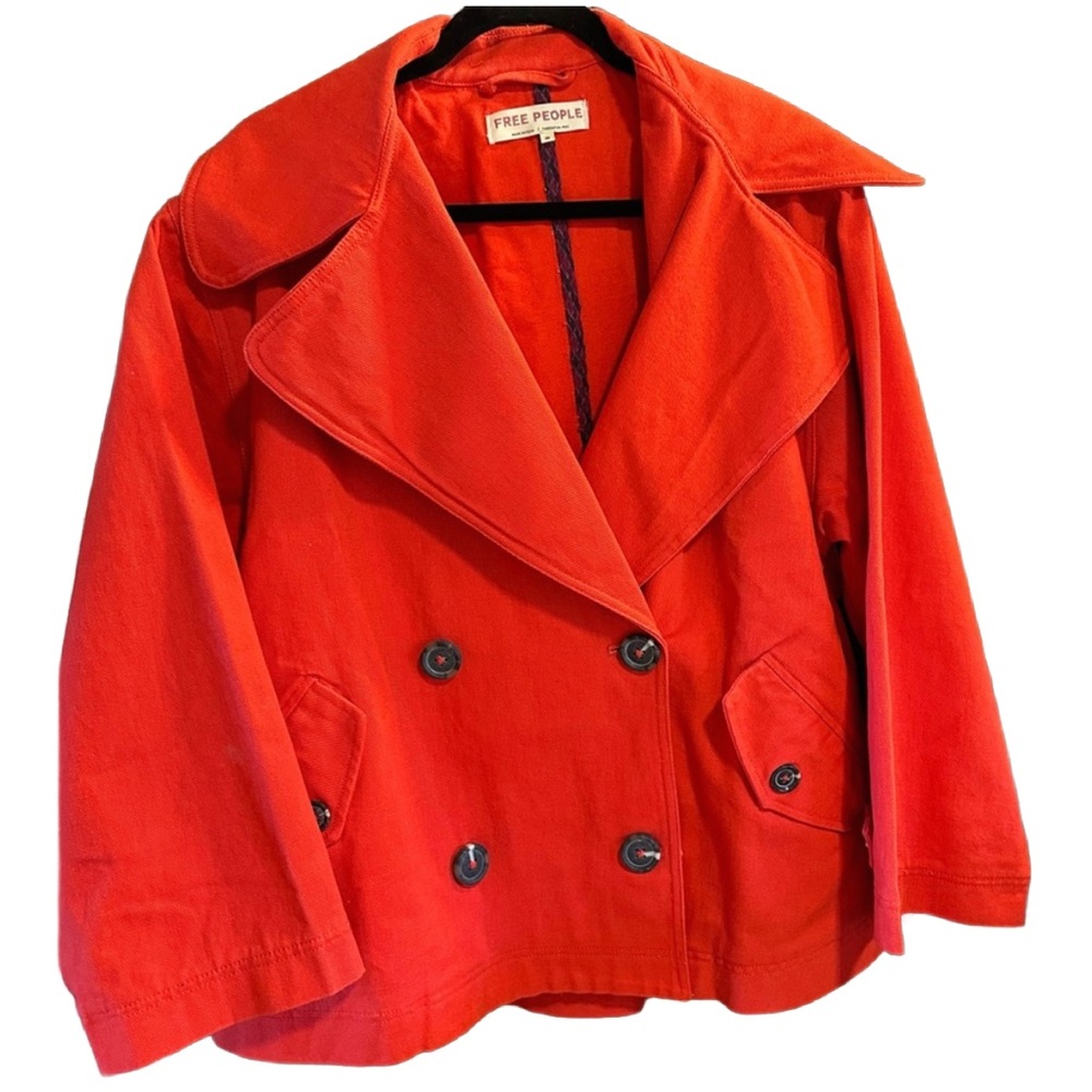 Free People Women's Orange/Red Jacket
NWOT